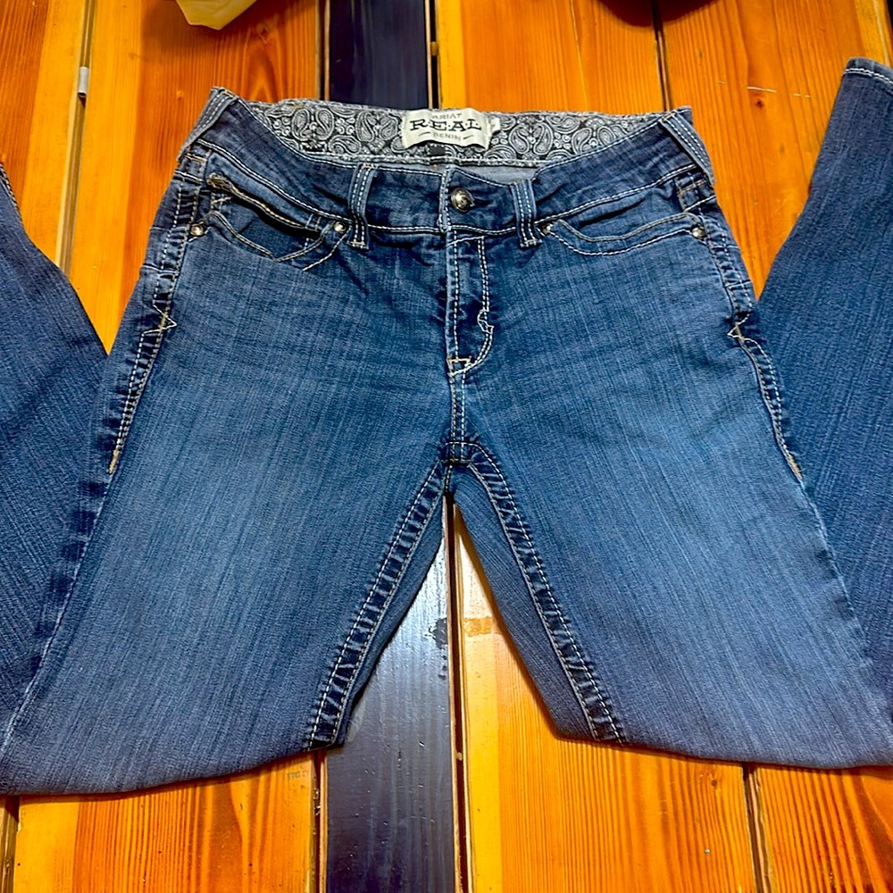R.E.A.L. Ariat Mid Rise Stretch Original Boot Cut Jean